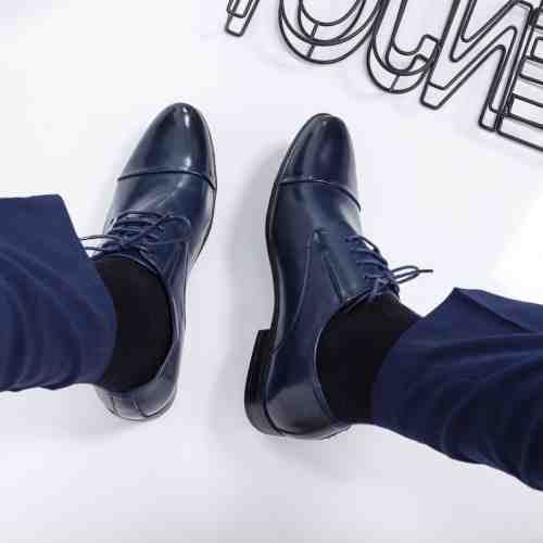 Pantofi barbati Starpoli bleumarini eleganti