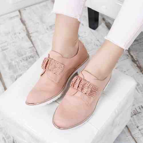 Pantofi dama Isiga roz casual