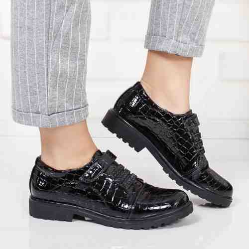 Pantofi dama Labrie negri casual
