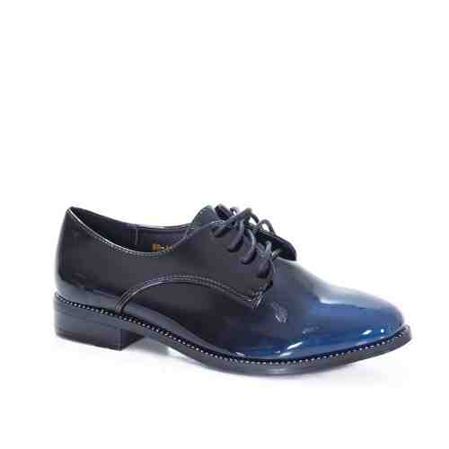 Pantofi dama Liha negri cu albastru