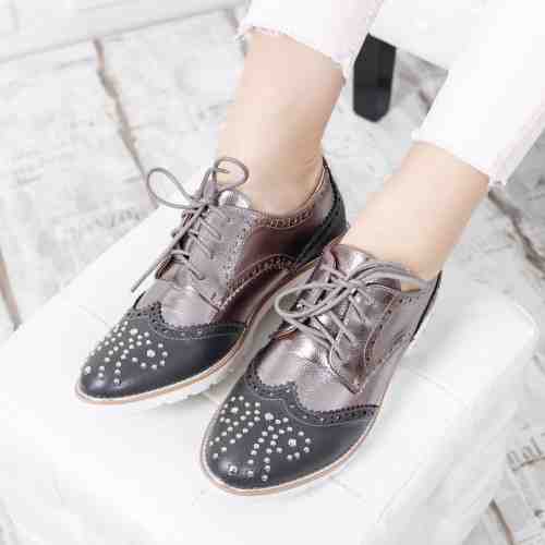 Pantofi dama Micros gri casual