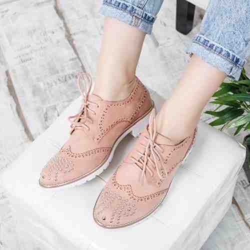 Pantofi dama Micros roz casual