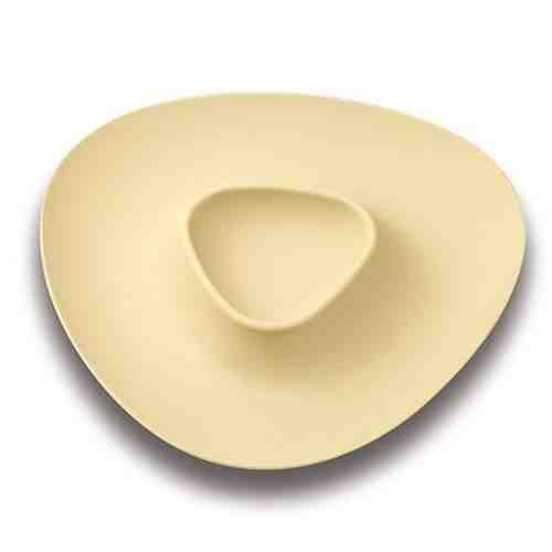 Platou servire din fibra de bambus, 28 cm