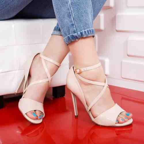 Sandale Adolia bej elegante