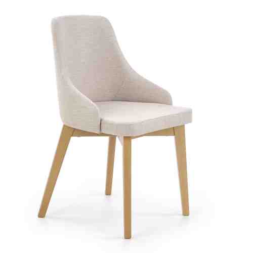 Scaun din lemn de fag Toledo Honey Oak / Light Grey