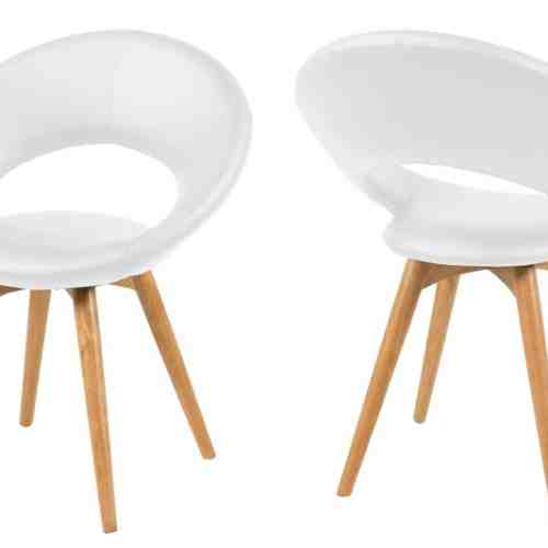 Scaun din lemn Plump White