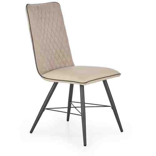 Scaun din metal tapitat K289 Beige