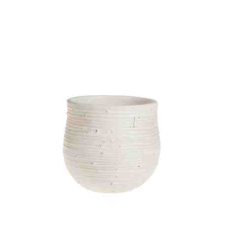 Set 2 ghivece ceramice Atmosphere White, Ø 18 cm