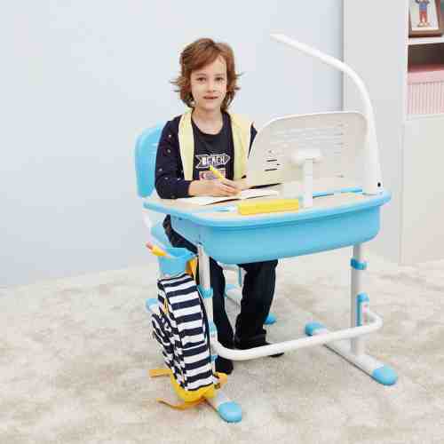 Set birou pentru copii Comfortline Bleu
