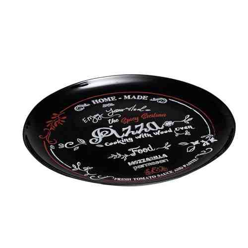 Set farfurii pentru pizza Nero, Sticla, Ø 32 cm, 6 piese