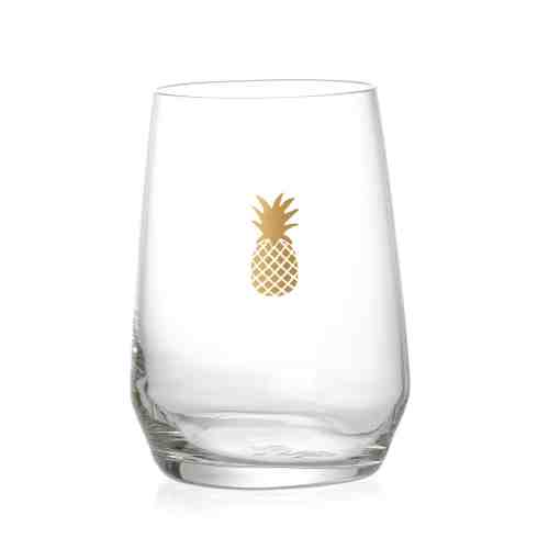 Set pahare Long Drink Miami Ananas, Flirt, 450 ml, 6 piese