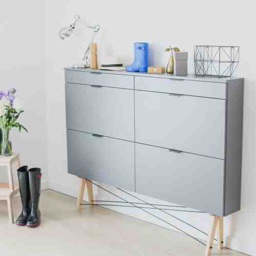 Suport incaltaminte Basic Beech Grey