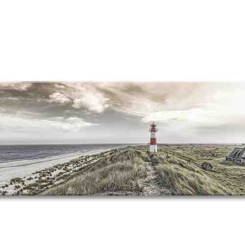 Tablou Canvas By The Sea Beacon Viev, 45x140 cm