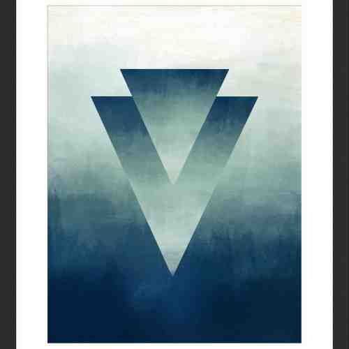 Tablou Framed Art Abstract Ombre II