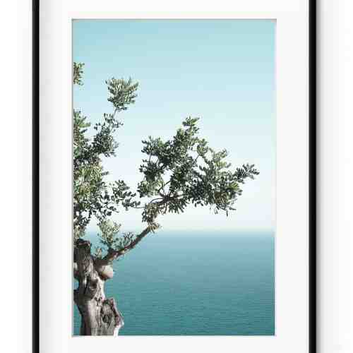 Tablou Seaside Oak Aluminium Noir