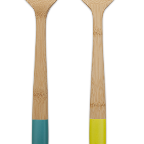 Ustensile servit salata, Bambus, NBA029