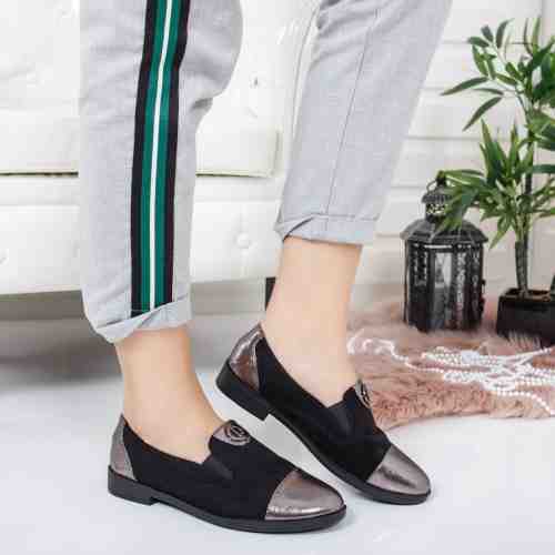 Pantofi dama Jilami negri casual