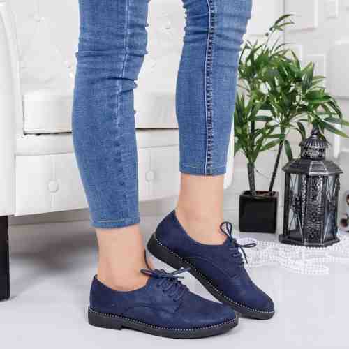 Pantofi Donelo albastri casual