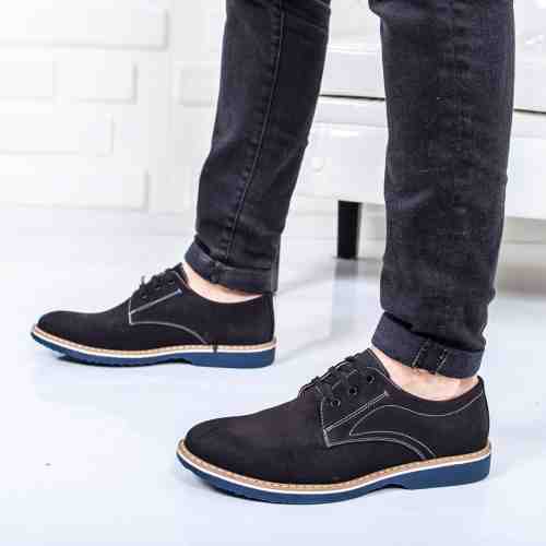 Pantofi Lolino negri casual
