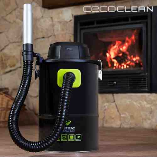 Aspirator de Cenușă Cecoclean PowerAsh 5084 20 L 1200W Negru Verde
