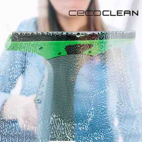 Aspirator pentru Curățat Geamuri Cecoclean Crystal Clear 5023 0,3 L 12W Gri Verde Fără Fir