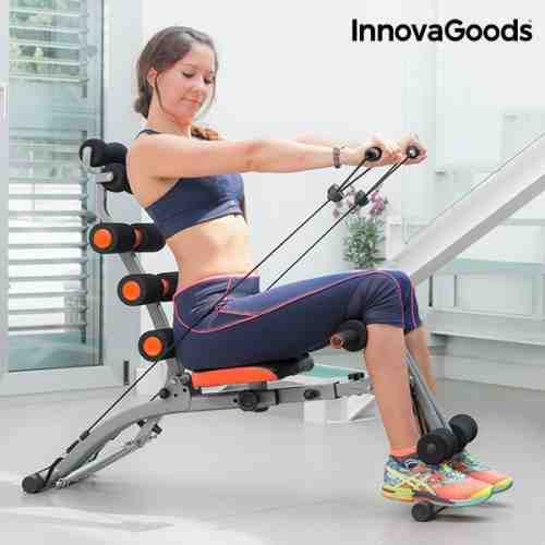 Bancă de Antrenament 6x Integrală cu Ghid de Exerciții InnovaGoods