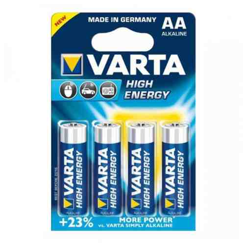 Baterie Alcalină Varta 1,5 V 2930 mAh High Energy (4 pcs) Albastru