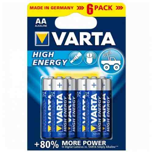 Baterie Alcalină Varta 1,5 V AA High Energy (6 pcs) Albastru
