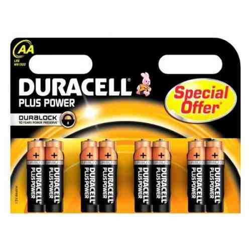 Baterii Alcaline DURACELL Plus Power DURLR6P8B LR6 AA 1.5V (8 pcs)