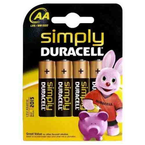 Baterii Alcaline DURACELL Simply DURSIMLR6P4B LR6 AA 1.5V (4 pcs)
