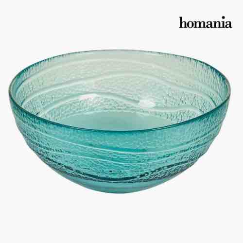 Bol din Sticlă Reciclată Albastru (Ø 18 cm) - Pure Crystal Deco Colectare by Homania