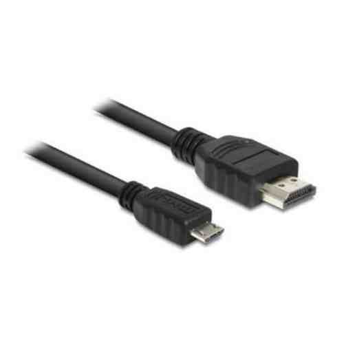 Cablu MHL Micro USB B la HDMI DELOCK 83244 2 m Negru