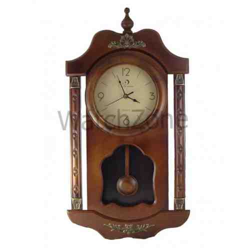 Ceas perete cu pendula din lemn Circle Moon TX-2501