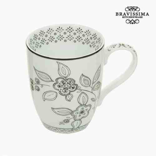 Ceașcă Porțelan Flori - Kitchen's Deco Colectare by Bravissima Kitchen