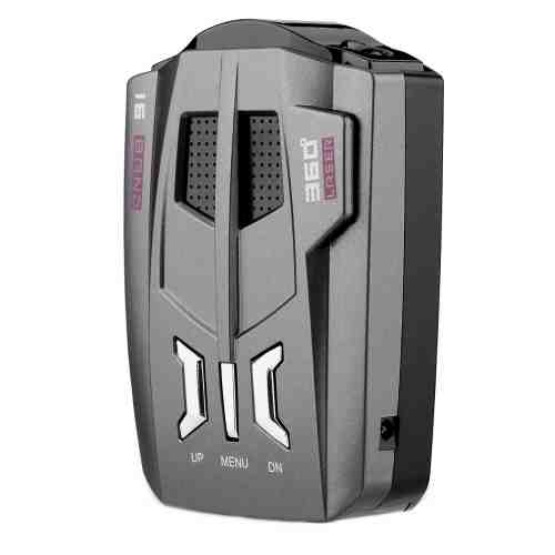 Detector Radar Auto V9 cu Laser, Alerta Voce, Sistem Alarma Viteza si 360 grade rotatie