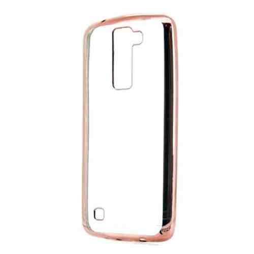 Husă LG K8 Ref. 199360 TPU Metal Roz