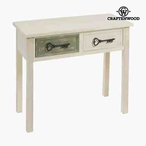 Mobilier pentru Hol Lemn Mdf Alb (80 x 35 x 80 cm) - Tree Leaves Colectare by Craftenwood