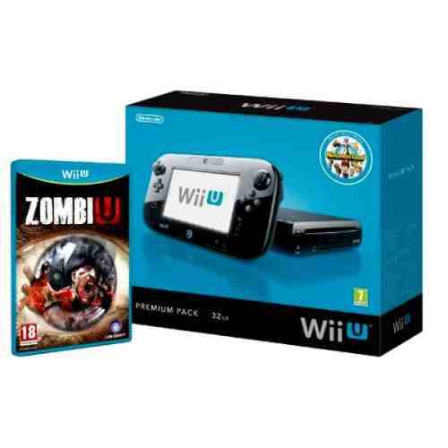 Nintendo Wii U + ZombiU Nintendo FEH101183404 32 GB (2 pcs) Negru