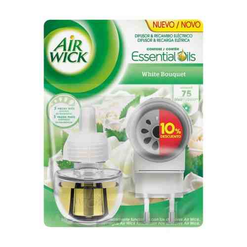 Odorizant Electric și Rezervă Air Wick White Bouquet