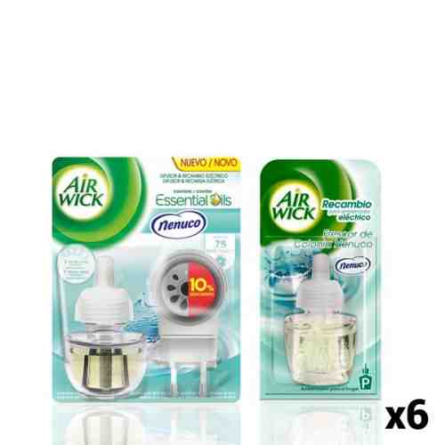 Pachet Odorizant Electric + 6 Rezerve Air Wick Nenuco