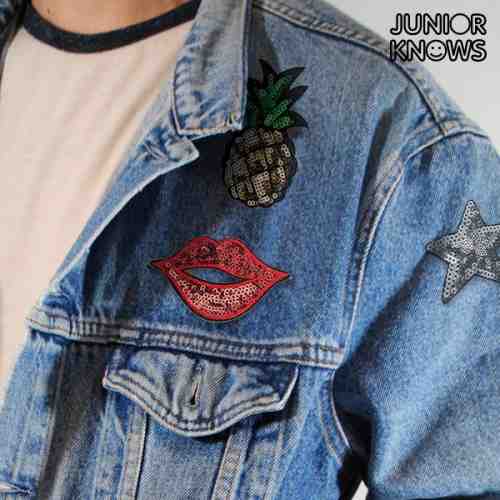 Patch-uri Brodate Junior Knows (pachet de 3)