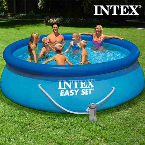 Piscină Circulară cu Pompă de Filtrare Intex