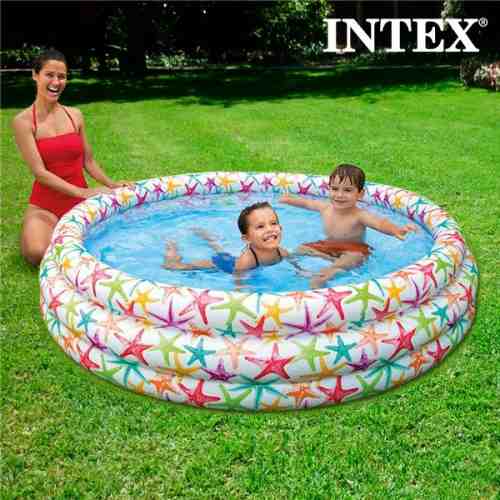 Piscină Gonflabilă Stele de Mare Intex (Ø 168 cm)
