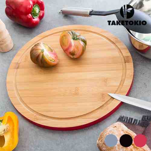 Planșetă de Bucătărie Rotundă din Bambus TakeTokio Negru