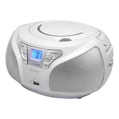 Radio CD Denver Electronics TCU-206WH Alb