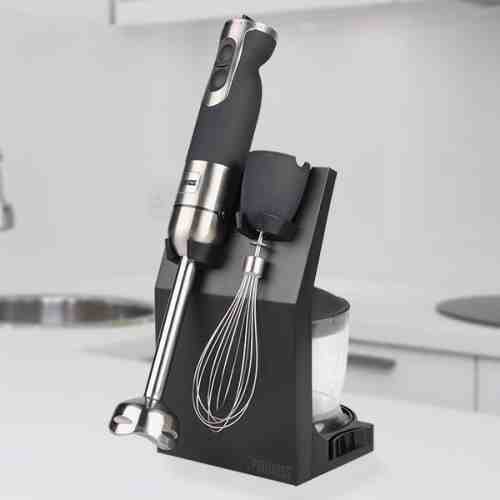 Set Blender vertical Princess 221203 0,5 L 600W Negru Oțel