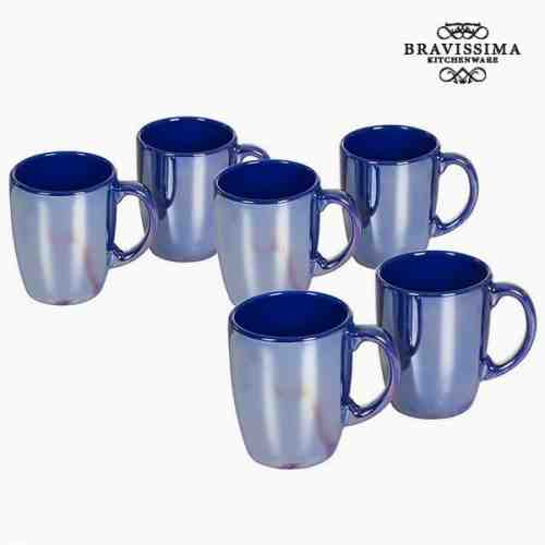 Set de Borcane Faianță Bleumarin (6 pcs) - Kitchen's Deco Colectare by Bravissima Kitchen