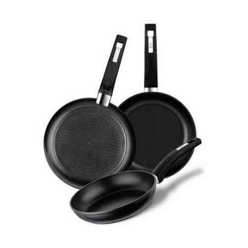 Set de Tigăi BRA A121650 (3 pcs) Negru