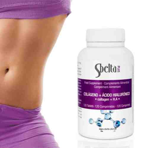 Supliment Alimentar cu Colagen și Acid Hialuronic Sbelta Plus (120 comprimate)