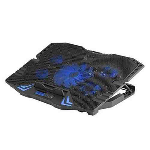 Suport pentru Laptop cu Ventilator NGS GCX-400 GCX-400 17 LED Albastru"